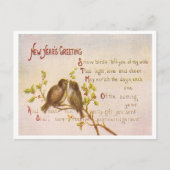 nieuwjaar feestdagenkaart (Voorkant)