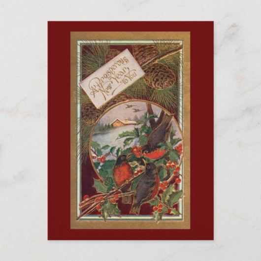 Nieuwjaar Feestdagenkaart (Voorkant)