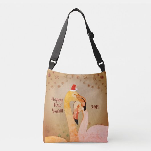 Nieuwjaar Flamingo Vogels Tas (Voorkant)