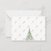 Nieuwjaar flat-card notitiekaartje (Achterkant)