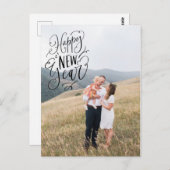 Nieuwjaar foto post Kaart (Voorkant / Achterkant)