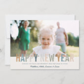 Nieuwjaar foto van moderne kleurrijke typografie (Voorkant)