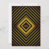 Nieuwjaar Gatsby Gold 1920 Kaart (Achterkant)