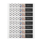 Nieuwjaar geometrische driehoeken Fotovakantie (Vel)