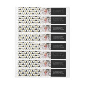 Nieuwjaar geometrische driehoeken Fotovakantie (Vel)