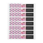 Nieuwjaar geometrische driehoeken Fotovakantie (Vel)