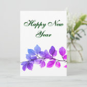 Nieuwjaar Gift Kaart met geweldig design (Staand voorkant)