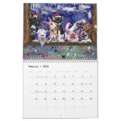 Nieuwjaar Gift Kerstmis Design Kalender (Feb 2026)