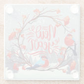 Nieuwjaar Glazen Onderzetter (Achterkant)