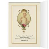 Nieuwjaar goddelijke Schrift Jezus Floral (Binnen (Links))