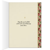 Nieuwjaar goddelijke Schrift Jezus Floral (Binnen (Rechts))