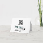 Nieuwjaar - Golden Elegance - Springer Spaniel Feestdagen Kaart (Achterkant)