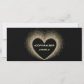 Nieuwjaar | Goud zwart | 4 Fotokaart (Achterkant)