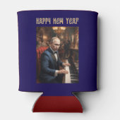 Nieuwjaar Grappig Vladimir Poetin Russisch Blikjeskoeler (Achterkant)