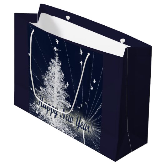 Nieuwjaar Groot Cadeauzakje (Voorkant Gekanteld)