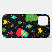 Nieuwjaar helder, naadloos patroon met kersttr Case-Mate iPhone case (Achterkant (horizontaal))