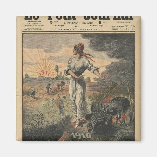 Nieuwjaar hoopt Frankrijk op betere dagen Magneet (Voorkant)