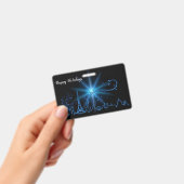 Nieuwjaar in Parijs Badge (Handheld)