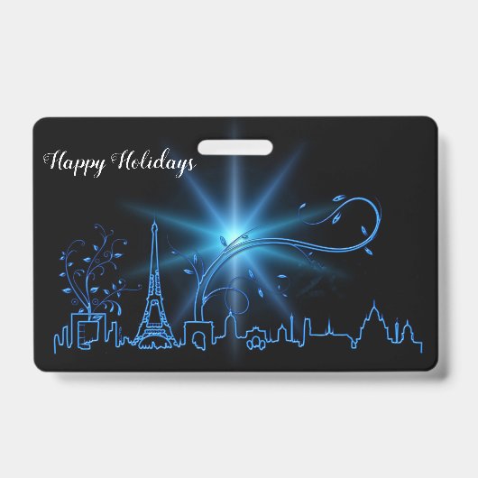 Nieuwjaar in Parijs Badge (Voorkant)