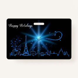 Nieuwjaar in Parijs Badge