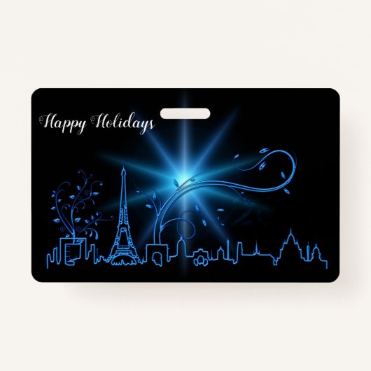 Nieuwjaar in Parijs Badge (Voorkant)