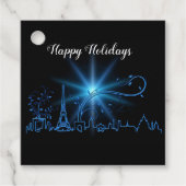 Nieuwjaar in Parijs Bedankjes Labels (Voorkant)