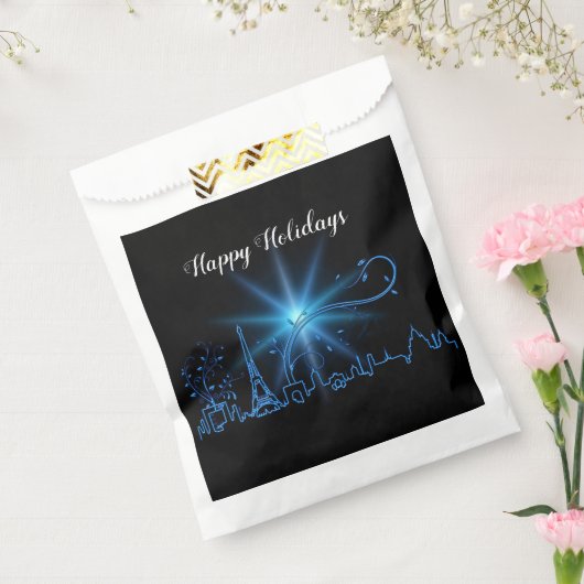 Nieuwjaar in Parijs Bedankzakje (Gezegeld)