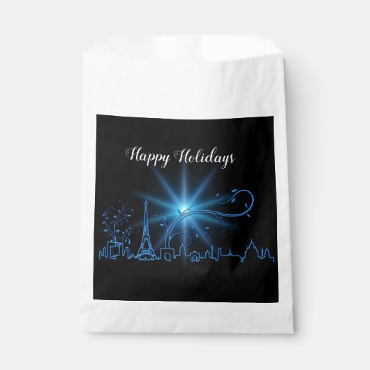 Nieuwjaar in Parijs Bedankzakje (Voorkant)