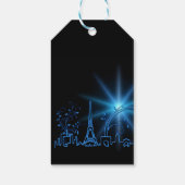 Nieuwjaar in Parijs Cadeaulabel (Achterkant)