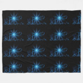 Nieuwjaar in Parijs Fleece Deken (Voorkant (Horizontaal))