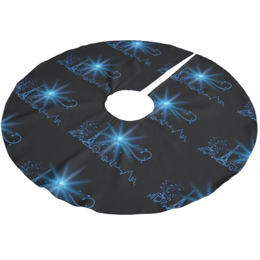 Nieuwjaar in Parijs Kerstboom Rok (Gekanteld)