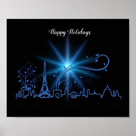 Nieuwjaar in Parijs Poster (Voorkant)