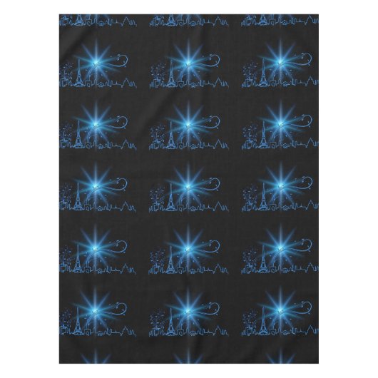 Nieuwjaar in Parijs Tafelkleed (Voorkant)