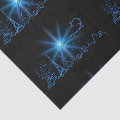 Nieuwjaar in Parijs Tissuepapier (Detail)