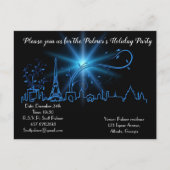 Nieuwjaar in Parijs Uitnodiging Briefkaart (Voorkant)