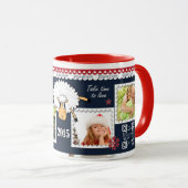 Nieuwjaar interactieve foto-mok met kerstdans mok (Voorkant rechts)