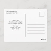 Nieuwjaar is lang geweest en heeft het eindelijk r briefkaart (Achterkant)