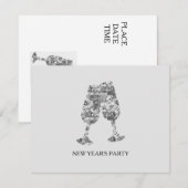 Nieuwjaar Kaart (Voorkant / Achterkant)