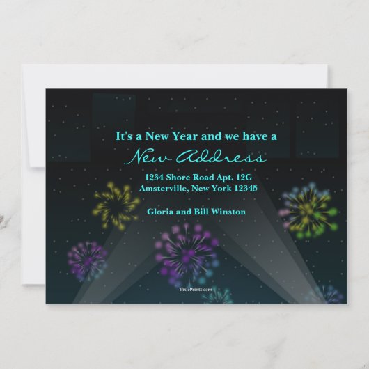 Nieuwjaar Kaart (Achterkant)