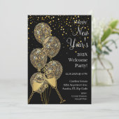 Nieuwjaar Kaart (Staand voorkant)