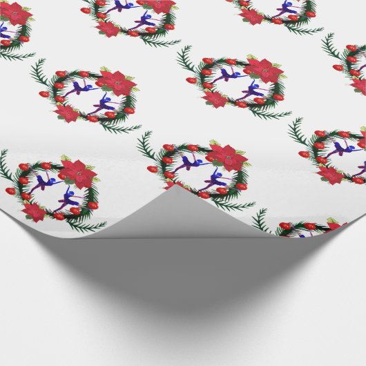 Nieuwjaar kerst in Ballerina Cadeaupapier (Hoek)