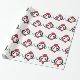 Nieuwjaar kerst in Ballerina Cadeaupapier