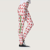 Nieuwjaar kerstboomvakantie nieuw jaar RED Leggings (Rechts)