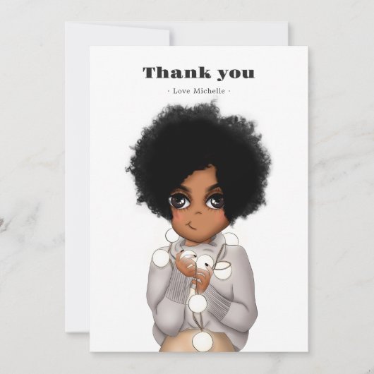 Nieuwjaar/Kerstdag Bedankkaart (Voorkant)