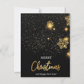 Nieuwjaar kerstkaart notitiekaartje