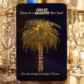 Nieuwjaar: kerstpalmboom magneet