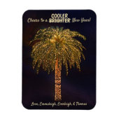 Nieuwjaar: kerstpalmboom magneet (Verticaal)