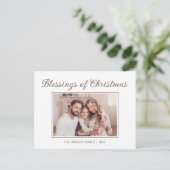 Nieuwjaar kerstvakantie feestdagenkaart (Staand voorkant)