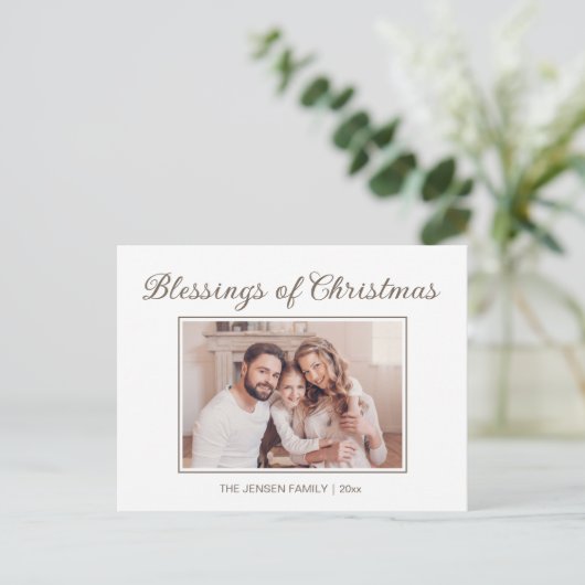 Nieuwjaar kerstvakantie feestdagenkaart (Staand voorkant)