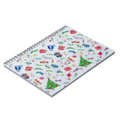 Nieuwjaar kerstwinter notitieboek (Linkerzijde)
